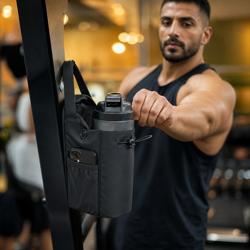 Maqnitli su qabı idman çantası